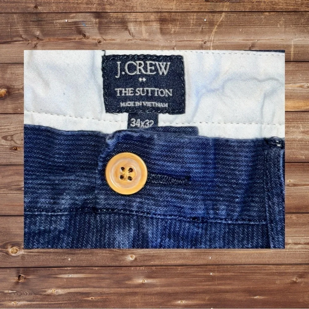 J.Crew The Sutton Fit Pants – Navy Blue Chinos, Size 34x32
